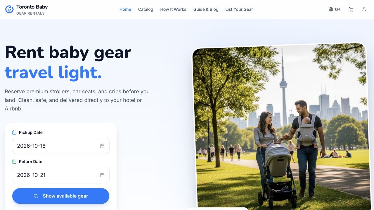 Toronto Baby Gear Rentals